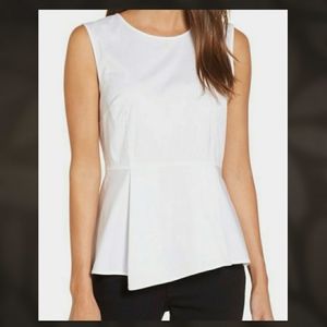 NWT Halogen Peplum Top